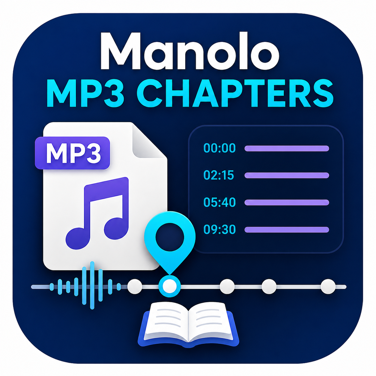 Ícono de Manolo MP3 Chapters.